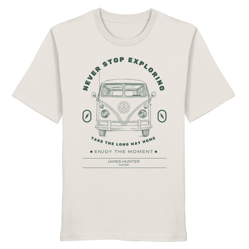 Never Stop Exploring - Organic Shirt