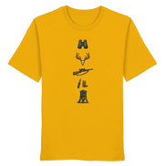 Deer Skull, Rifle & High Seat - Organic Shirt