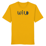 Wild Outdoor Apparel – Retro Pine & Rising Sun Print - Organic Shirt