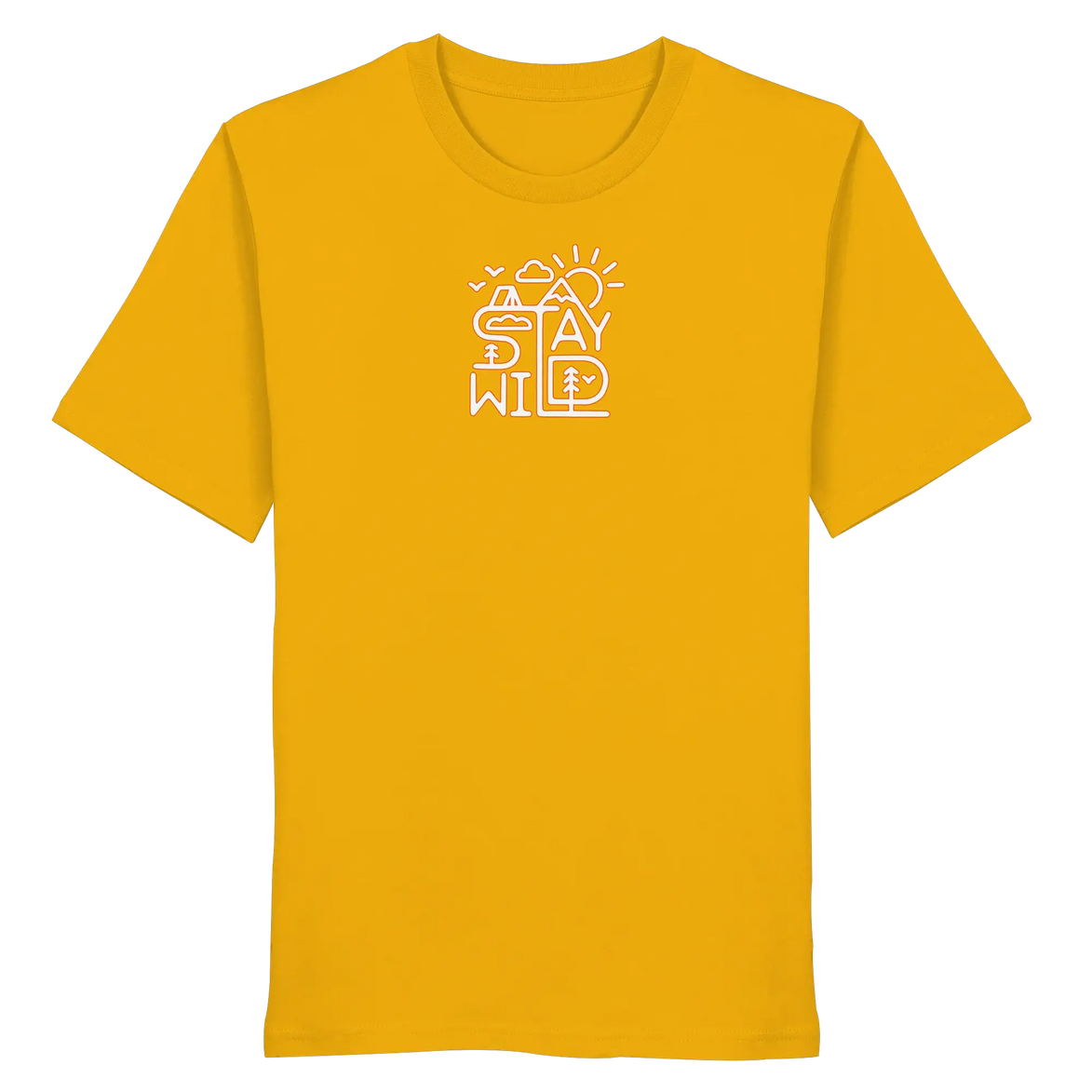 Stay Wild – Mountains, Forest & Sun - Organic Shirt