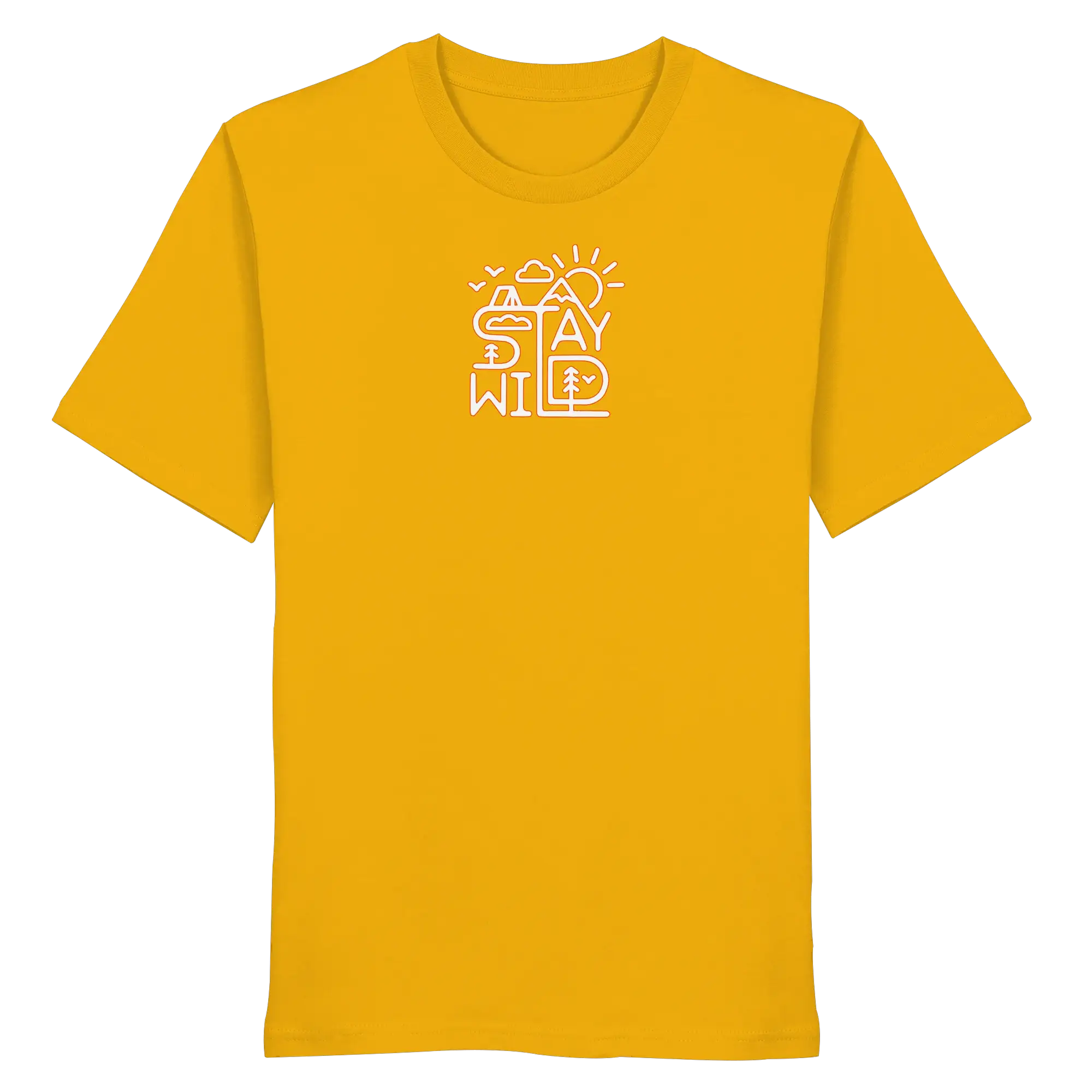 Stay Wild – Mountains, Forest & Sun - Organic Shirt