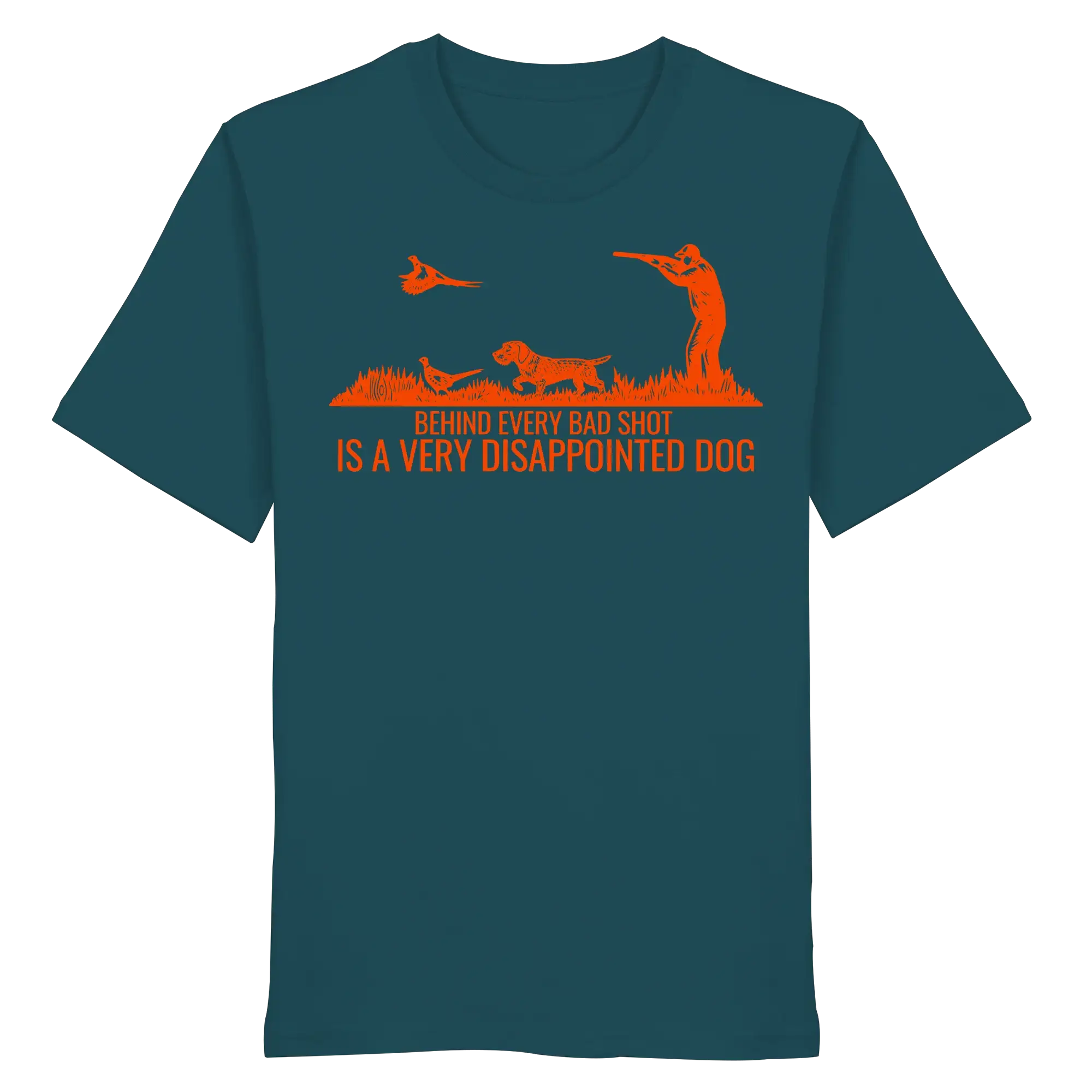 Wirehaired Dachshund – Behind Every Bad Shot Is A Very Disappointed Dog - Organic Shirt