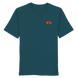 The Encounter — Boar & Hunter & Dog Silhouette Organic T-Shirt - Organic Shirt