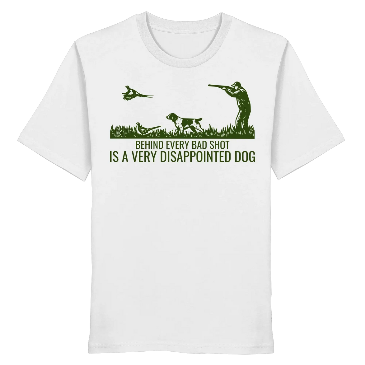 Münsterländer – Behind Every Bad Shot Is A Very Disappointed Dog Kopie - Organic Shirt