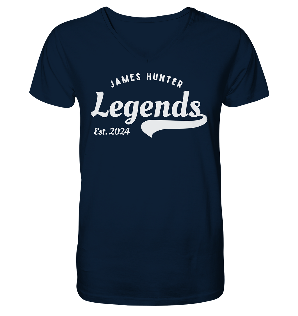 James Hunter Legends - V-Ausschnitt-Shirt
