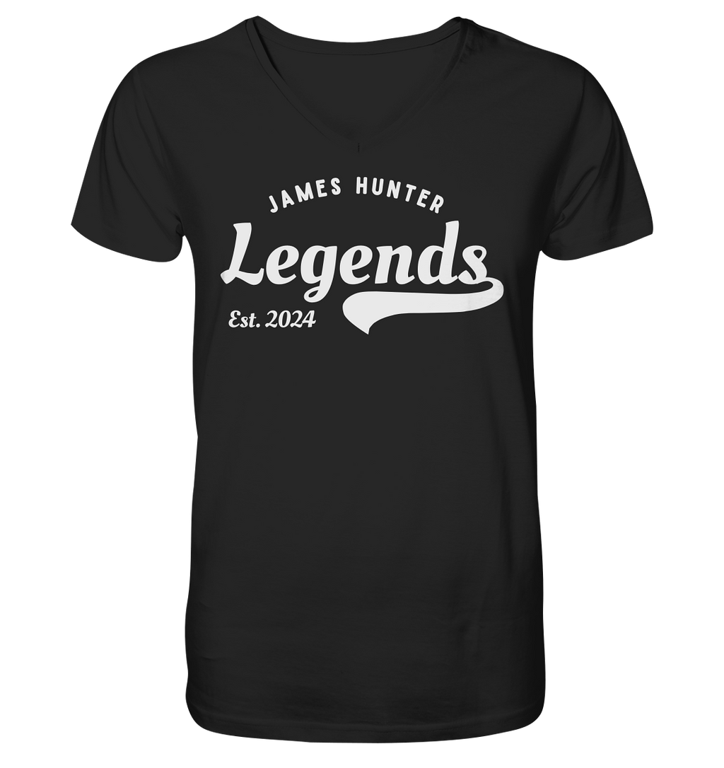James Hunter Legends - V-Ausschnitt-Shirt