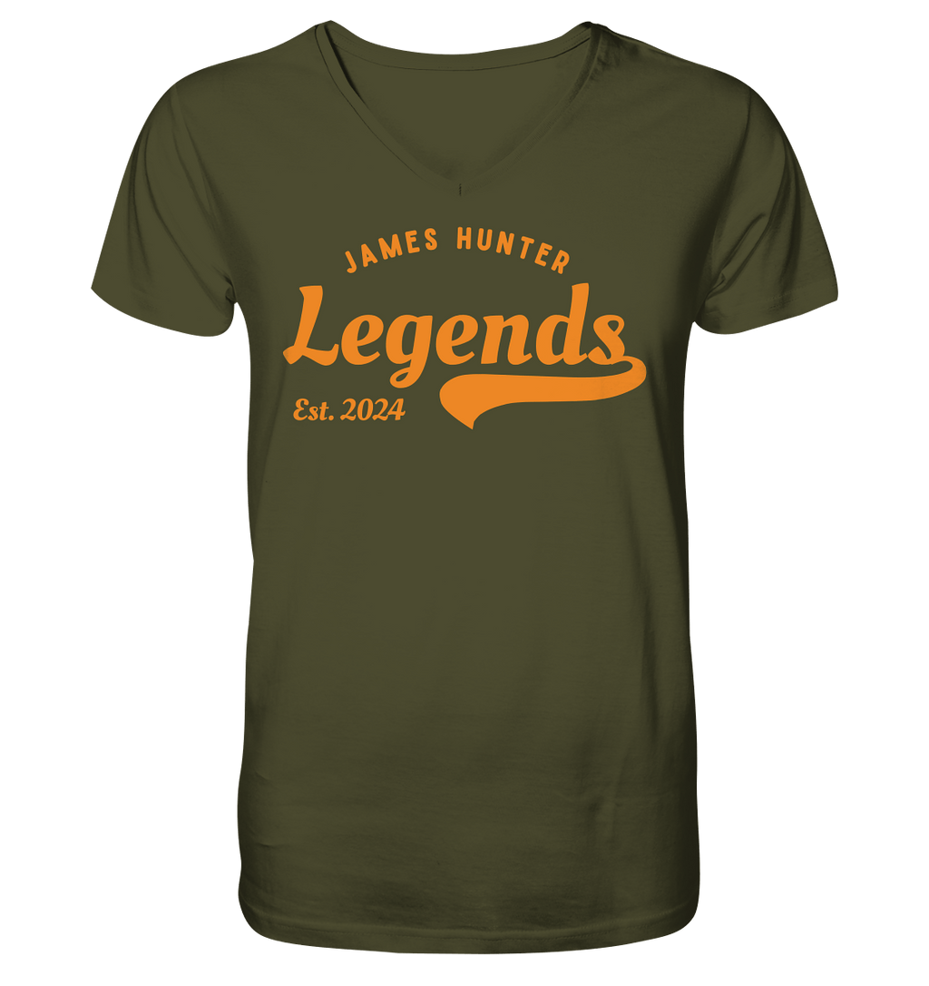 James Hunter Legends - V-Ausschnitt-Shirt