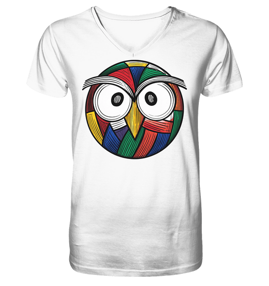 Hoo Cares? - V-Neck Shirt