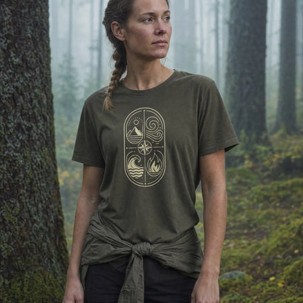 Die vier Elemente – Natur im Gleichgewicht 1.0 – Bio-Shirt