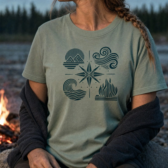 The Four Elements – Nature in Balance 2.0 - Organic Shirt