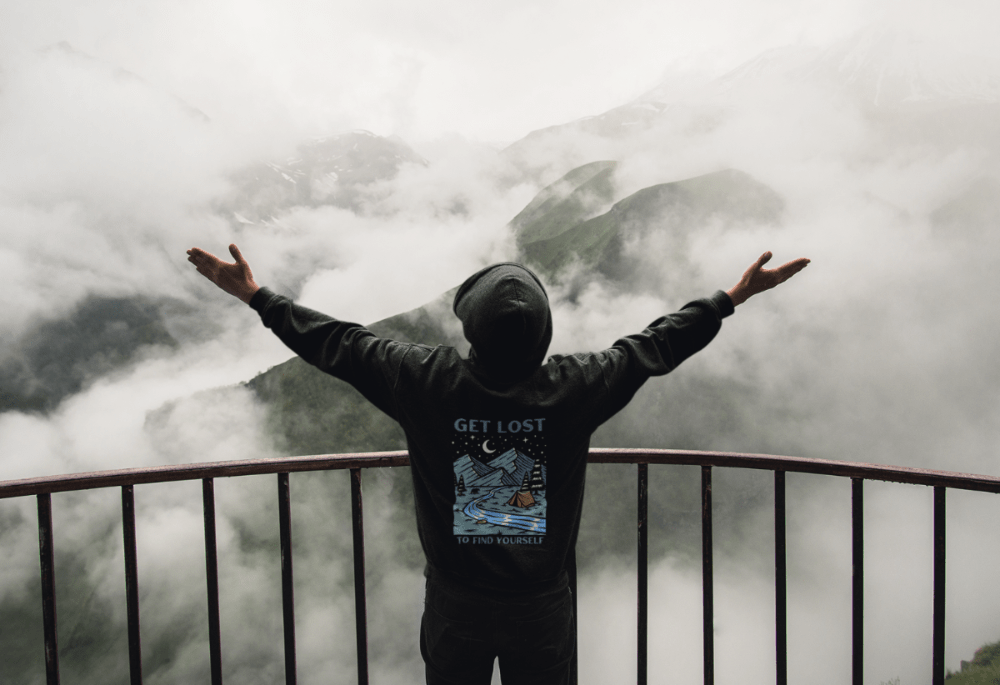 Get Lost - To Find Yourself - Organic Hoodie