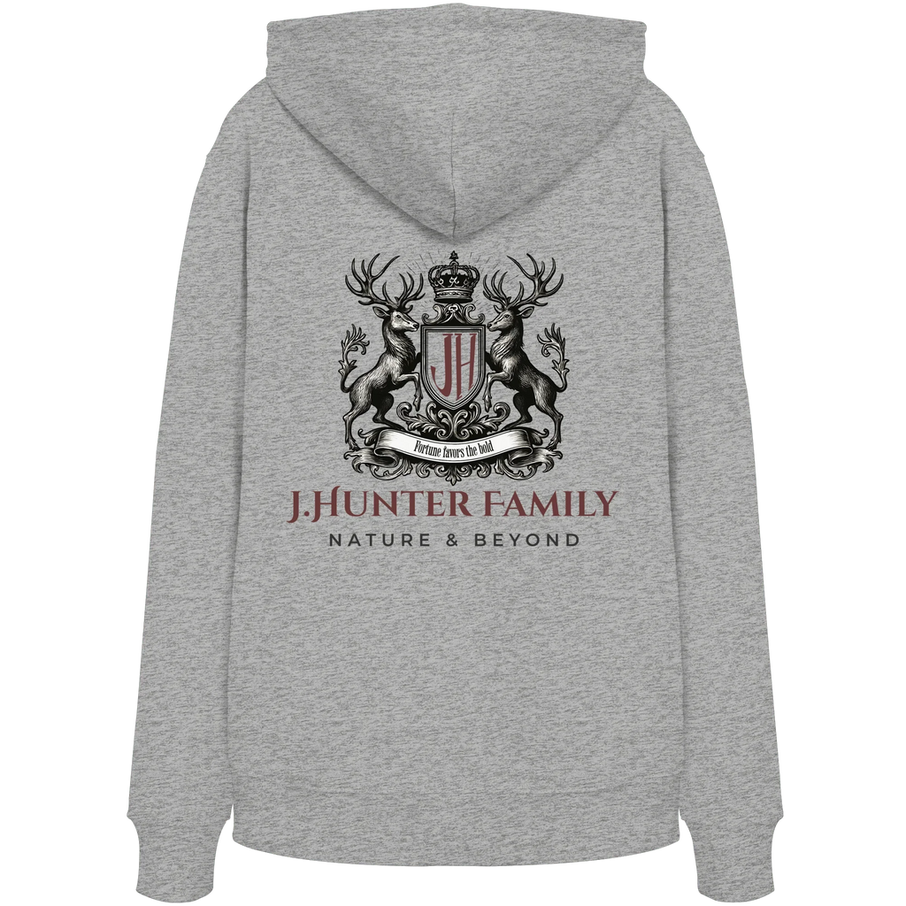 James Hunter Family - Grey/Black - Organic Hoodie - James Hunter - Nature and Beyond