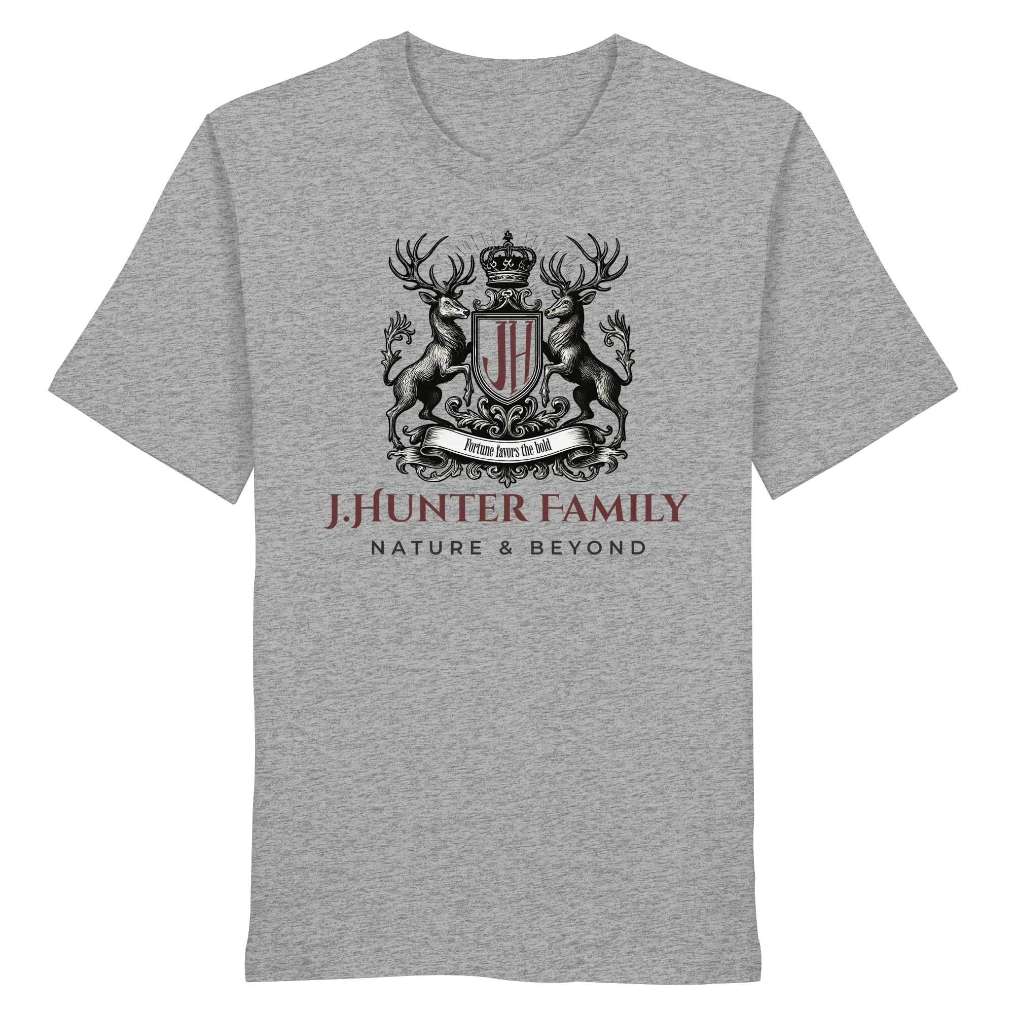 James Hunter Family - Grey/Black - Organic Shirt - James Hunter - Nature and Beyond