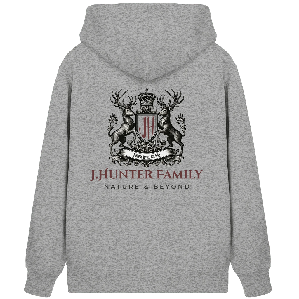 James Hunter Family - Grey/Black - Organic Zipper - James Hunter - Nature and Beyond