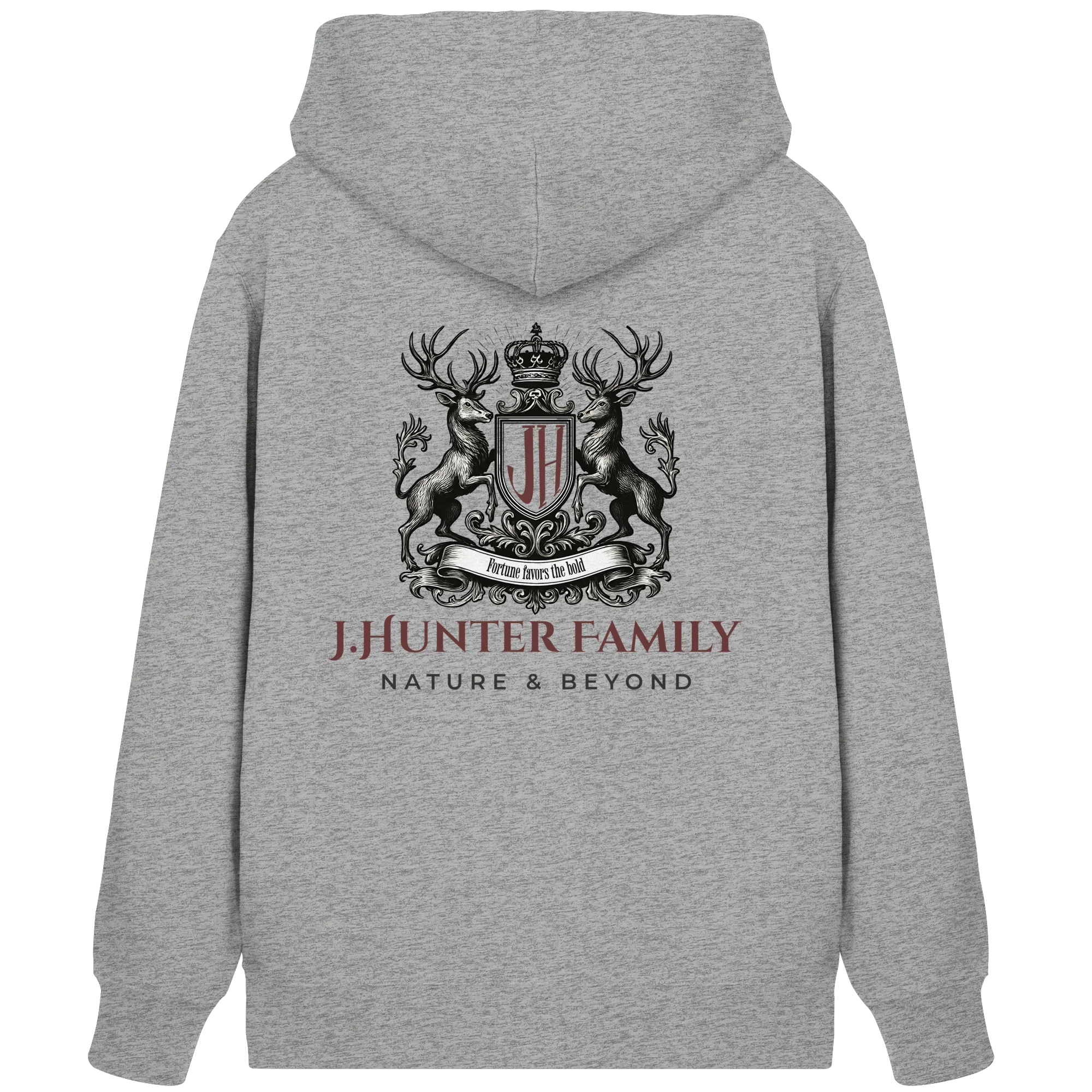 James Hunter Family - Grey/Black - Organic Zipper - James Hunter - Nature and Beyond