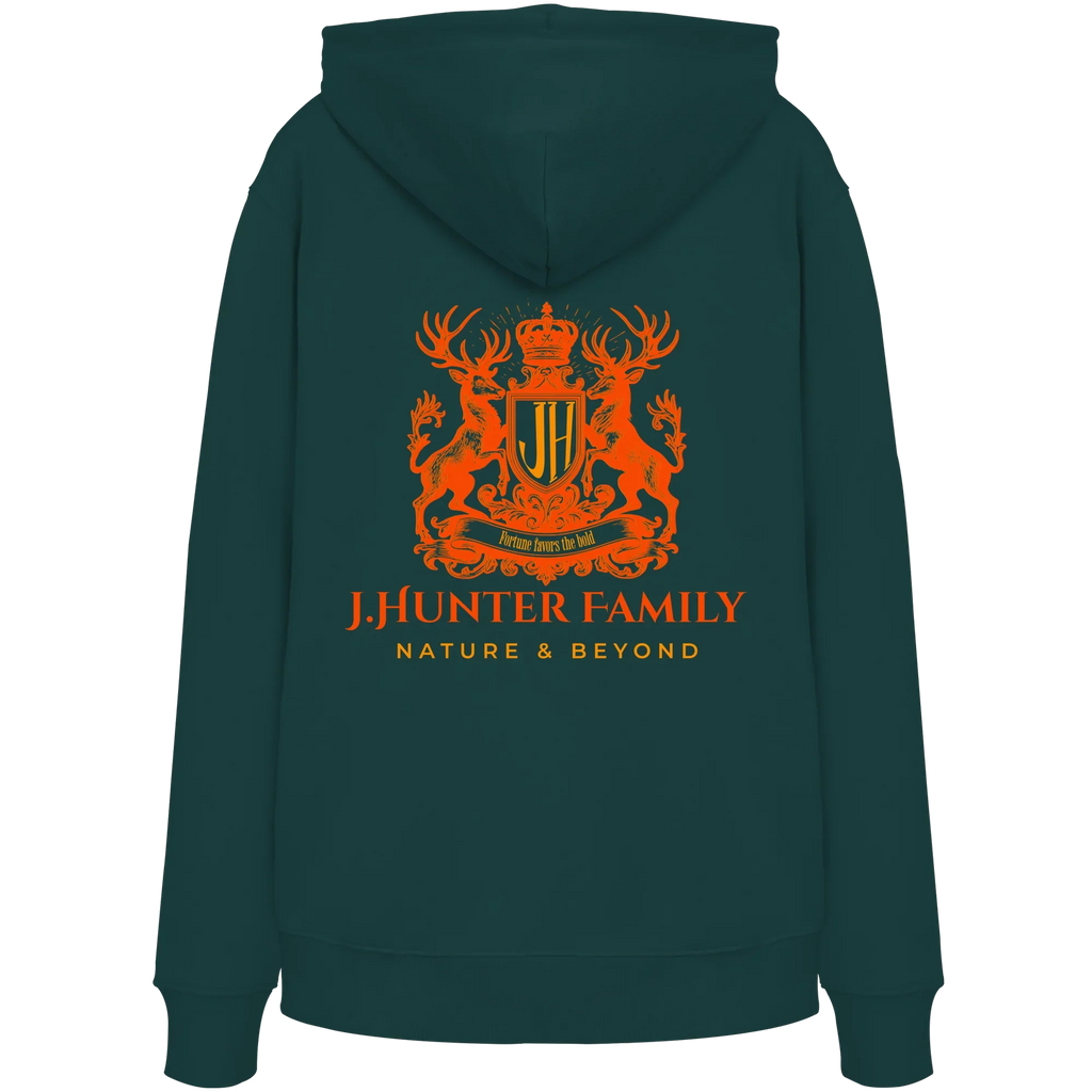 James Hunter Family Orange/Green - Organic Hoodie - James Hunter - Nature and Beyond