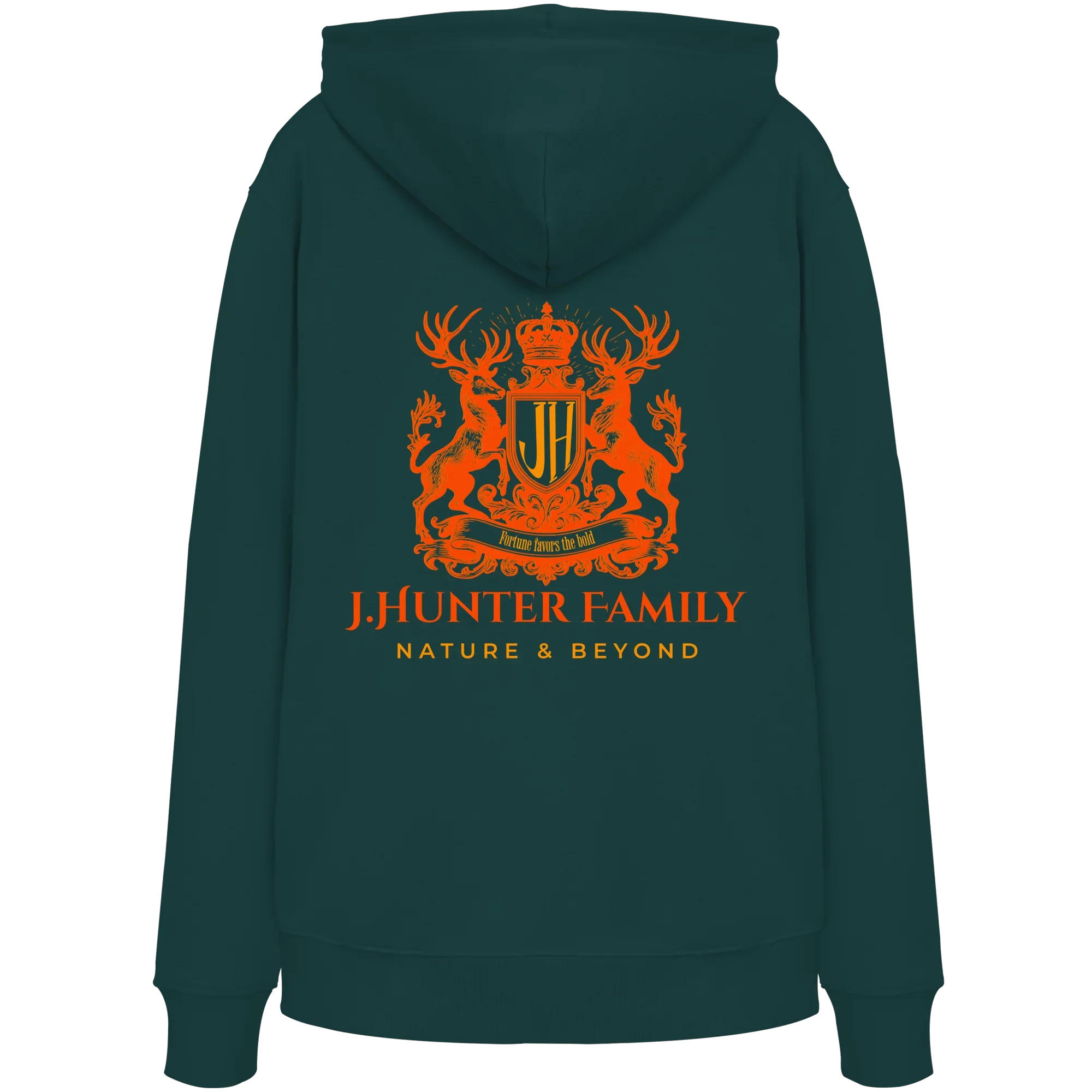 James Hunter Family Orange/Green - Organic Hoodie - James Hunter - Nature and Beyond