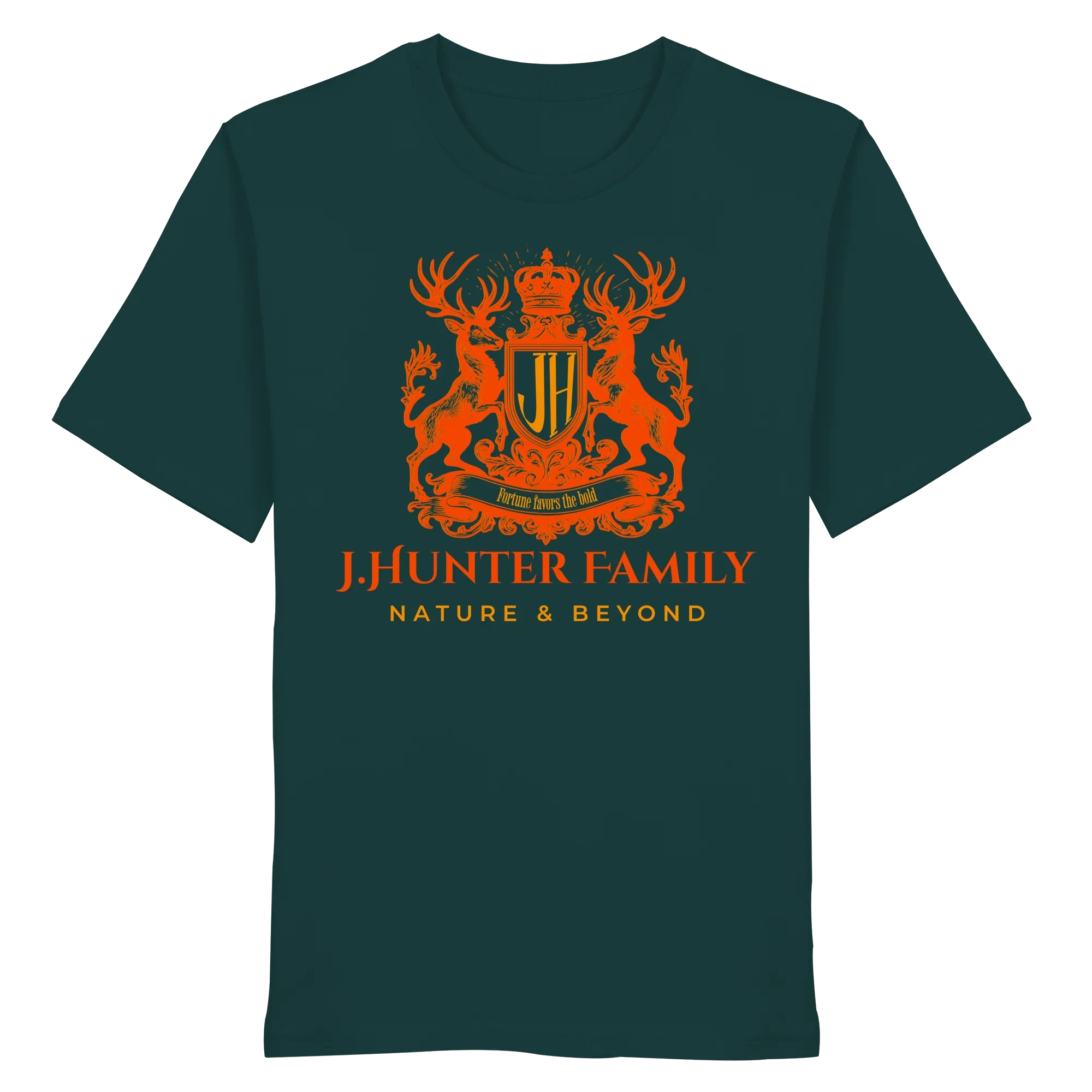 James Hunter Family Orange/Green - Organic Shirt - James Hunter - Nature and Beyond