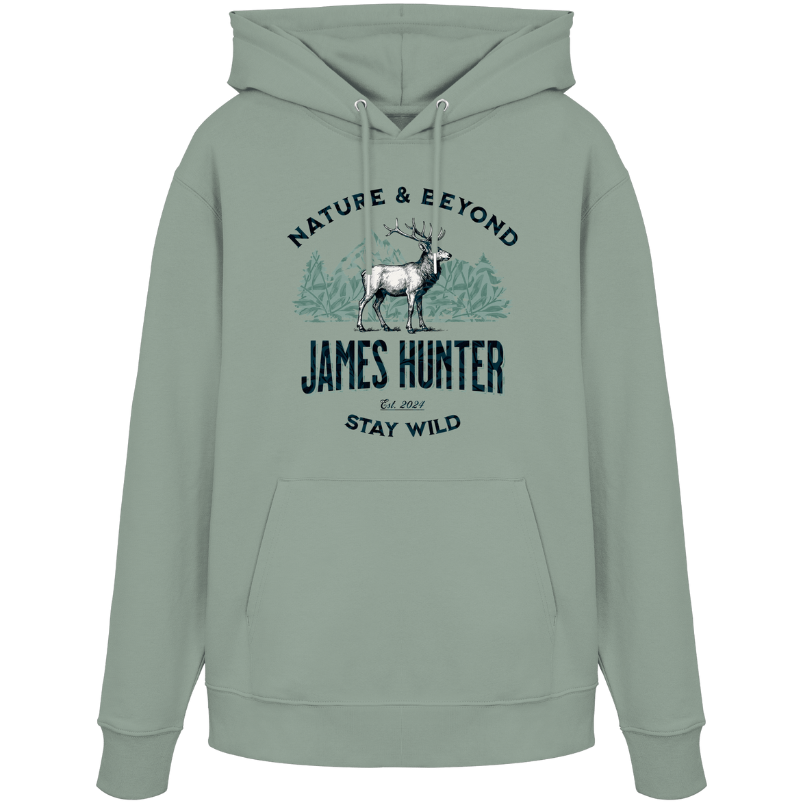 James Hunter - Nature and Beyond Hoodies Aloe / XS James Hunter - Nature & Beyond - Organic Hoodie