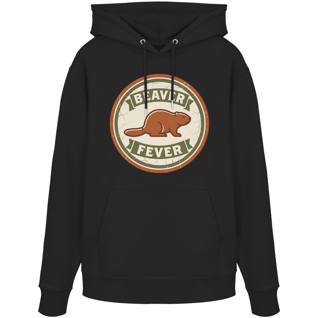 James Hunter - Nature and Beyond Hoodies Black / XS Beaver Fever - Organic Hoodie
