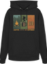 James Hunter - Nature and Beyond Hoodies Black / XS Coffe, Campfire and Cartridges - Organic Hoodie