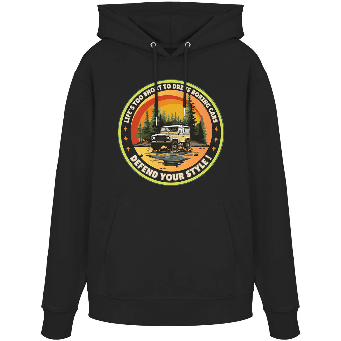 James Hunter - Nature and Beyond Hoodies Black / XS Defend your Style ! - Organic Hoodie