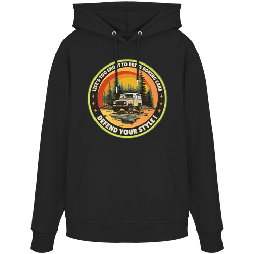 James Hunter - Nature and Beyond Hoodies Black / XS Defend your Style ! - Organic Hoodie