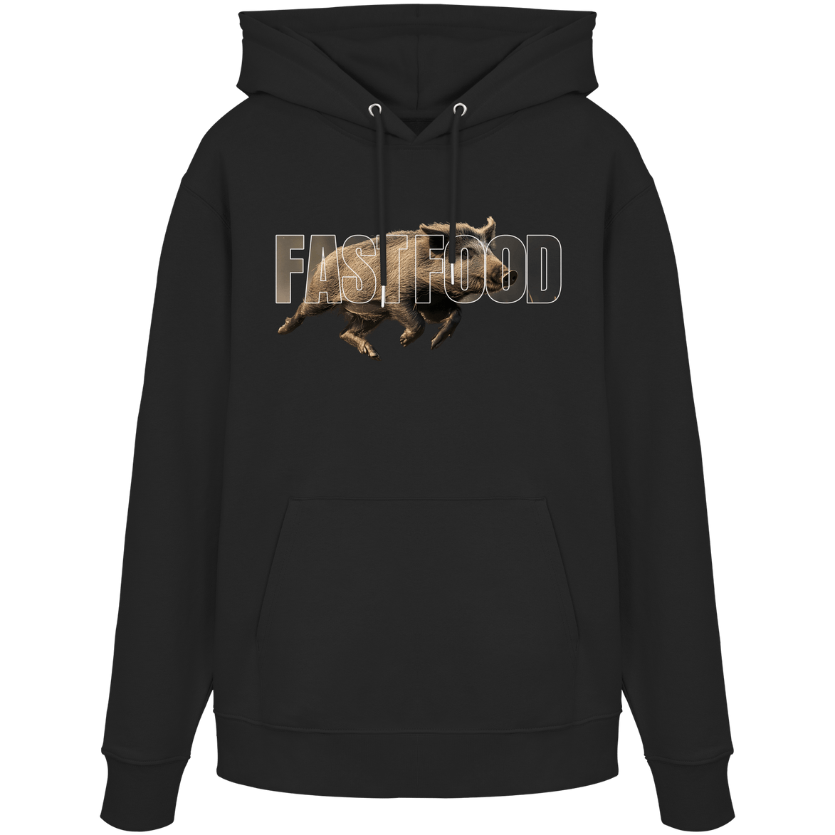 James Hunter - Nature and Beyond Hoodies Black / XS FASTFOOD - Organic Hoodie