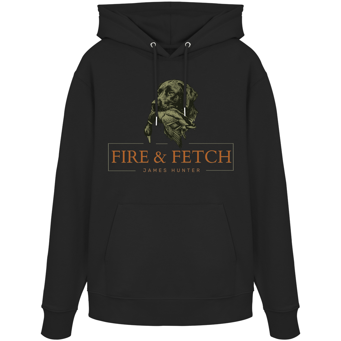 James Hunter - Nature and Beyond Hoodies Black / XS FIRE & FETCH - Organic Hoodie