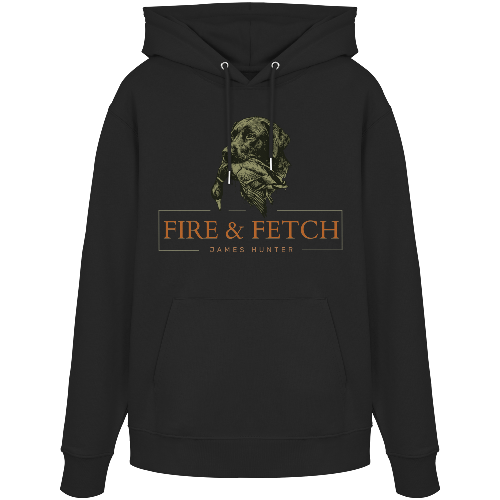 James Hunter - Nature and Beyond Hoodies Black / XS FIRE & FETCH - Organic Hoodie
