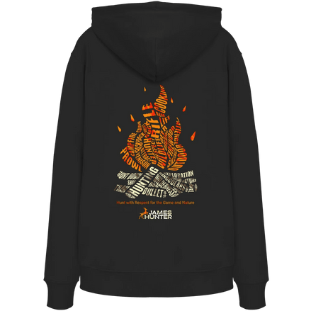 Fire & Words - Organic Hoodie - James Hunter - Nature and Beyond