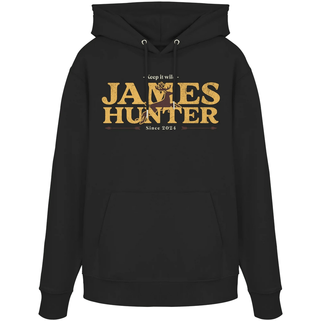 James Hunter - Nature and Beyond Hoodies Black / XS Keep It Wild  - Organic Hoodie