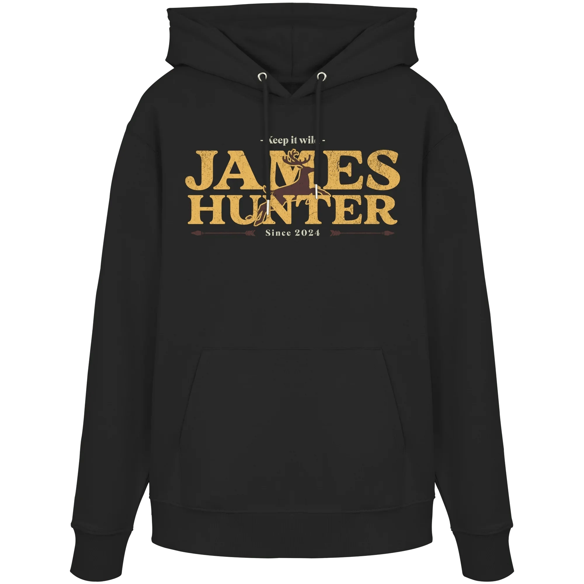 James Hunter - Nature and Beyond Hoodies Black / XS Keep It Wild  - Organic Hoodie