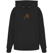 James Hunter - Nature and Beyond Hoodies Black / XS Resting Fox (embroidery) - Organic Hoodie