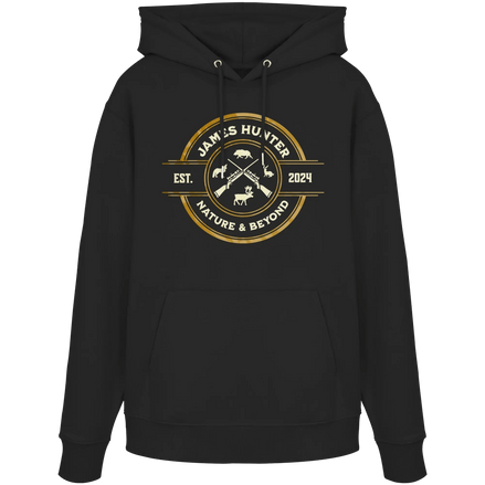 James Hunter - Nature and Beyond Hoodies Black / XS The Hunter’s Emblem – James Hunter Original - Organic Hoodie