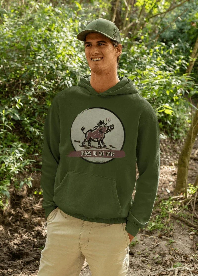 James Hunter - Nature and Beyond Hoodies Boar to be Bad - Organic Hoodie