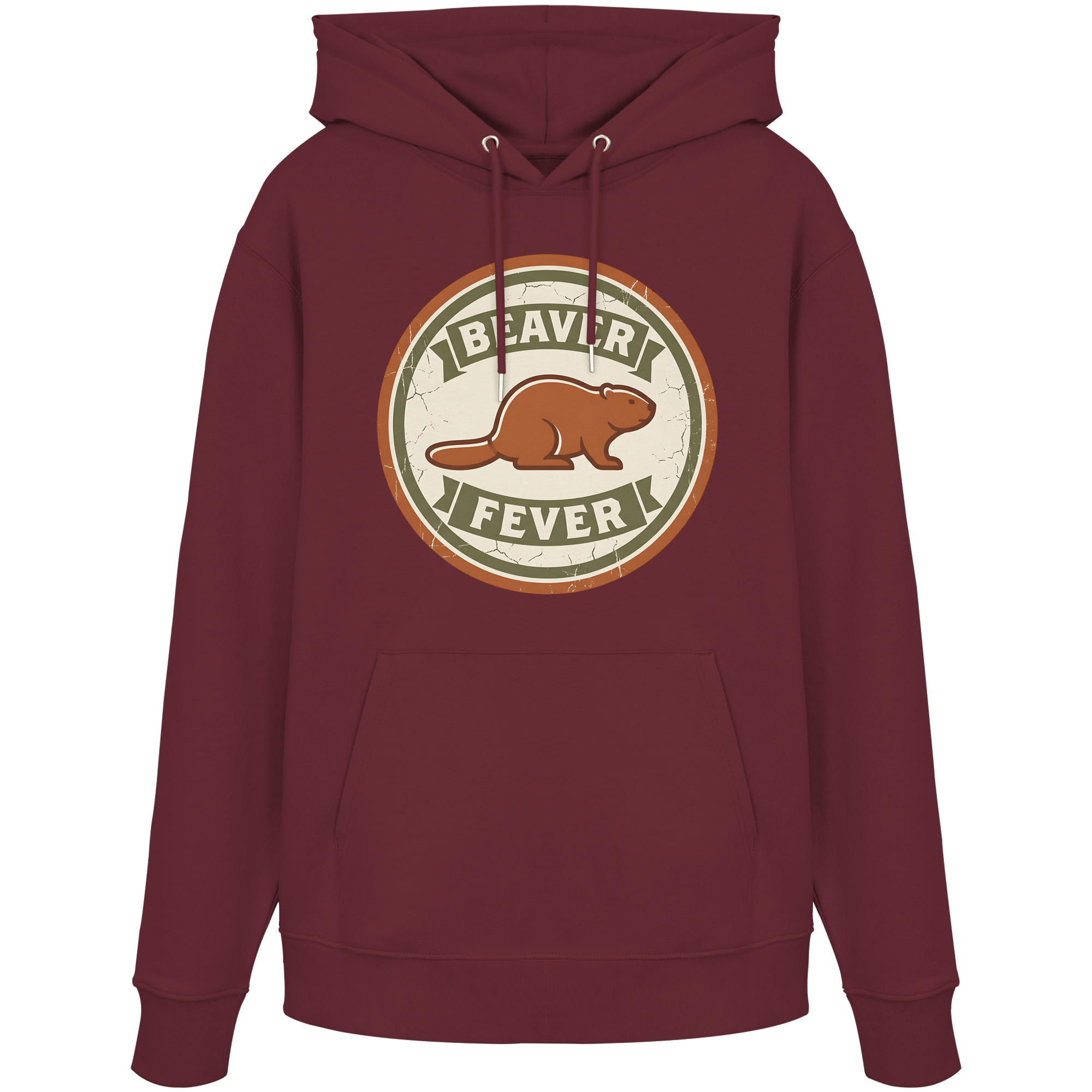 James Hunter - Nature and Beyond Hoodies Burgundy / XS Beaver Fever - Organic Hoodie