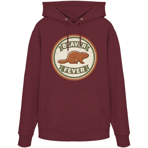 James Hunter - Nature and Beyond Hoodies Burgundy / XS Beaver Fever - Organic Hoodie