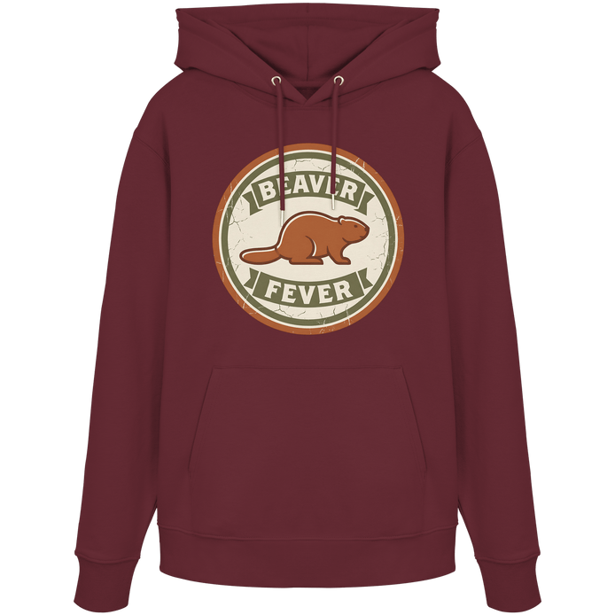 James Hunter - Nature and Beyond Hoodies Burgundy / XS Beaver Fever - Organic Hoodie