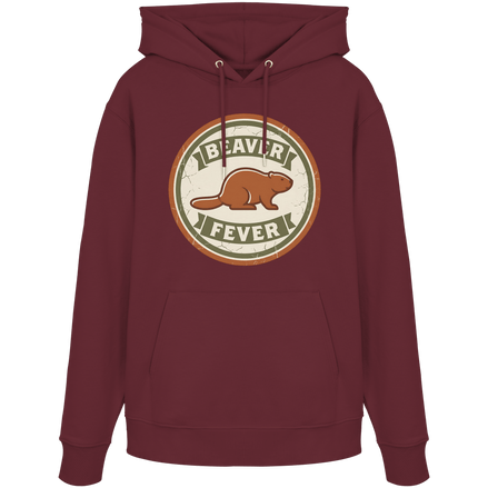 James Hunter - Nature and Beyond Hoodies Burgundy / XS Beaver Fever - Organic Hoodie