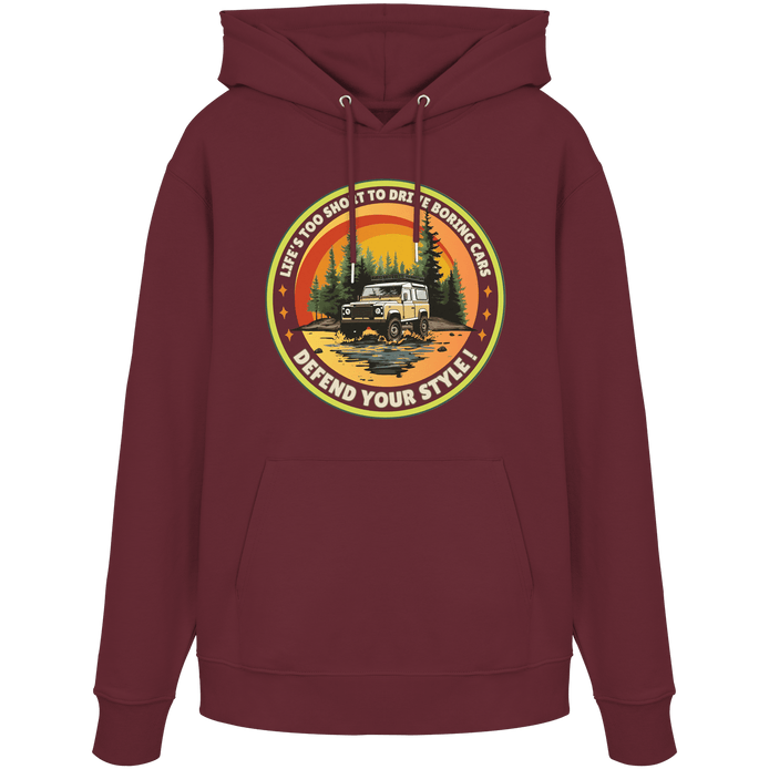 James Hunter - Nature and Beyond Hoodies Burgundy / XS Defend your Style ! - Organic Hoodie