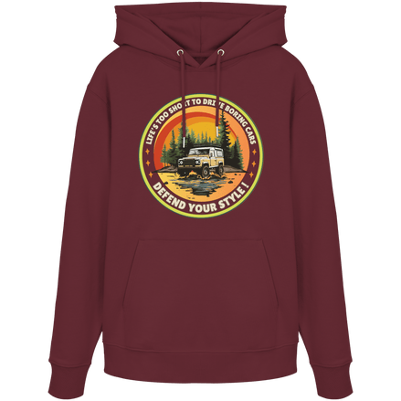 James Hunter - Nature and Beyond Hoodies Burgundy / XS Defend your Style ! - Organic Hoodie