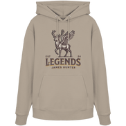 James Hunter - Nature and Beyond Hoodies Desert Dust / XS Deer Legends - Organic Hoodie