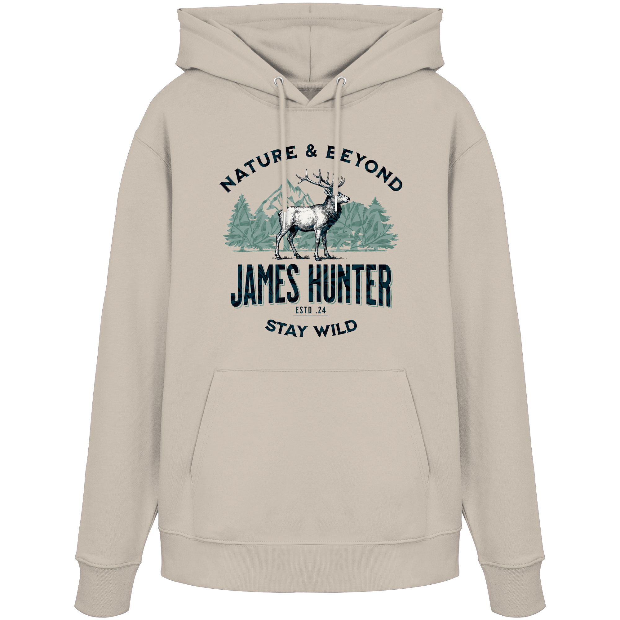 James Hunter - Nature and Beyond Hoodies Desert Dust / XS James Hunter - Nature & Beyond - Organic Hoodie