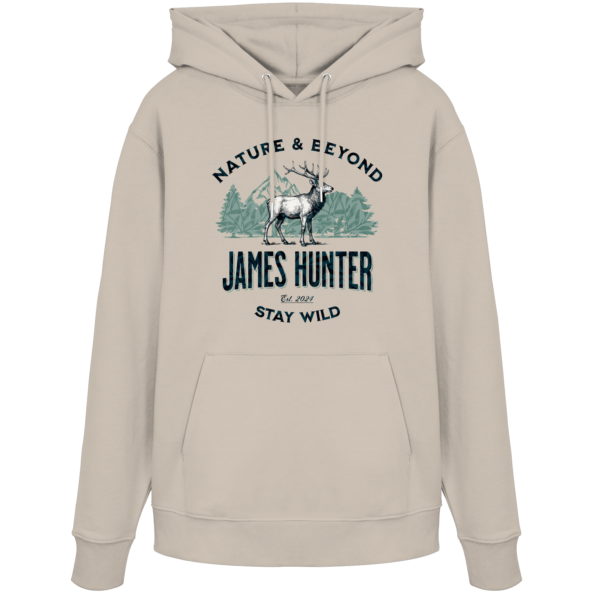 James Hunter - Nature and Beyond Hoodies Desert Dust / XS James Hunter - Nature & Beyond - Organic Hoodie