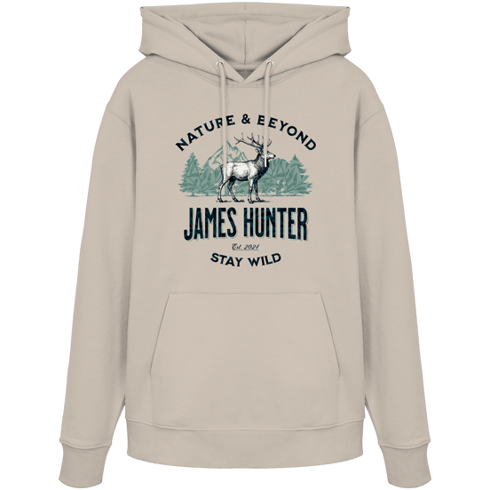 James Hunter - Nature and Beyond Hoodies Desert Dust / XS James Hunter - Nature & Beyond - Organic Hoodie