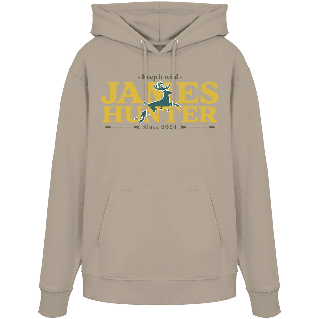 James Hunter - Nature and Beyond Hoodies Desert Dust / XS Keep It Wild  - Organic Hoodie