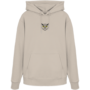 James Hunter - Nature and Beyond Hoodies Desert Dust / XS Owl Is Watching You (embroidery) - Organic Hoodie