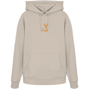 James Hunter - Nature and Beyond Hoodies Desert Dust / XS Resting Deer (embroidery) - Organic Hoodie