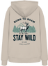James Hunter - Nature and Beyond Hoodies Desert Dust / XS Stay Wild — Born to Roam - Organic Hoodie